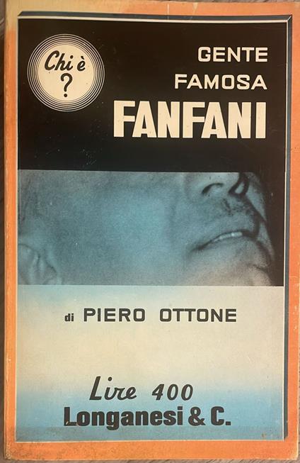 Fanfani - Piero Ottone - copertina