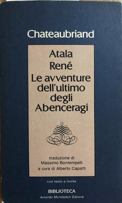 Atala René. Le avventure dell'ultimo degli Abenceragi - copertina