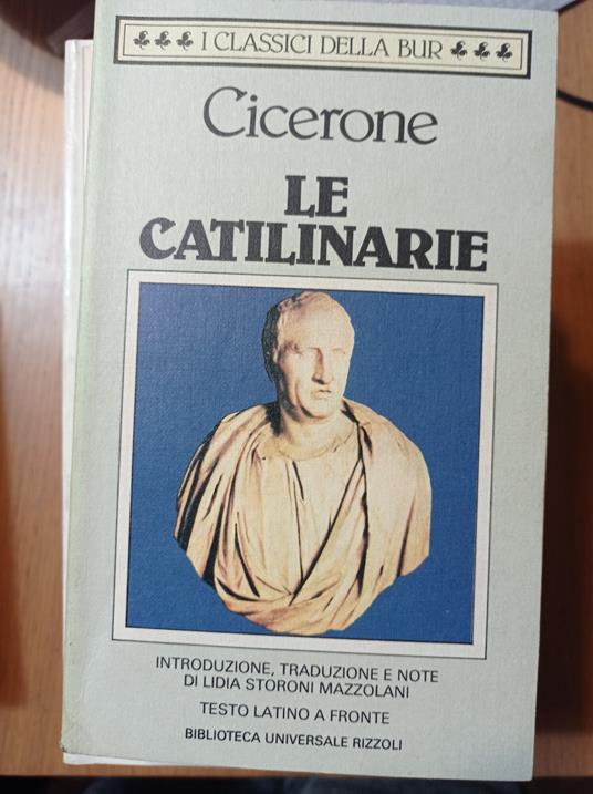 Le catilinarie. Testo latino a fronte - M. Tullio Cicerone - copertina