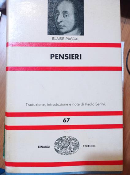 Pensieri - Blaise Pascal - copertina