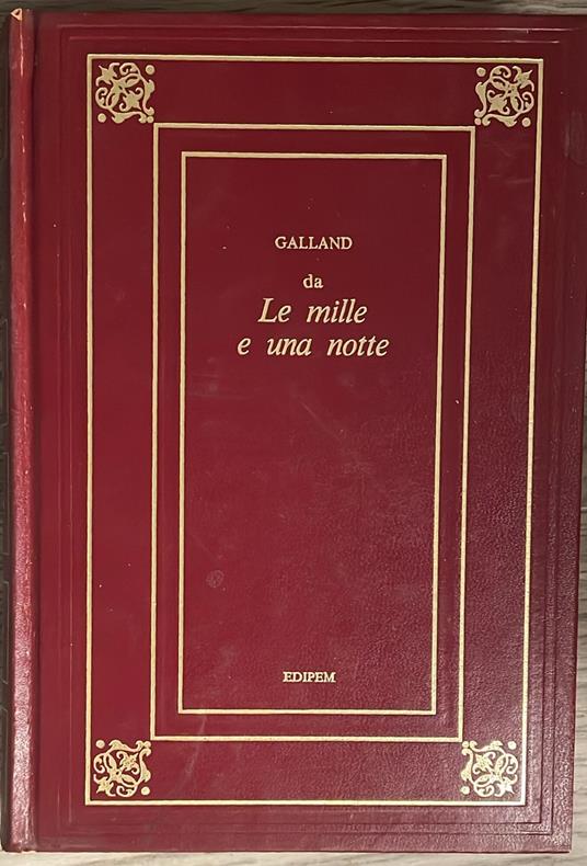 Le mille e una notte - Antoine Galland - copertina