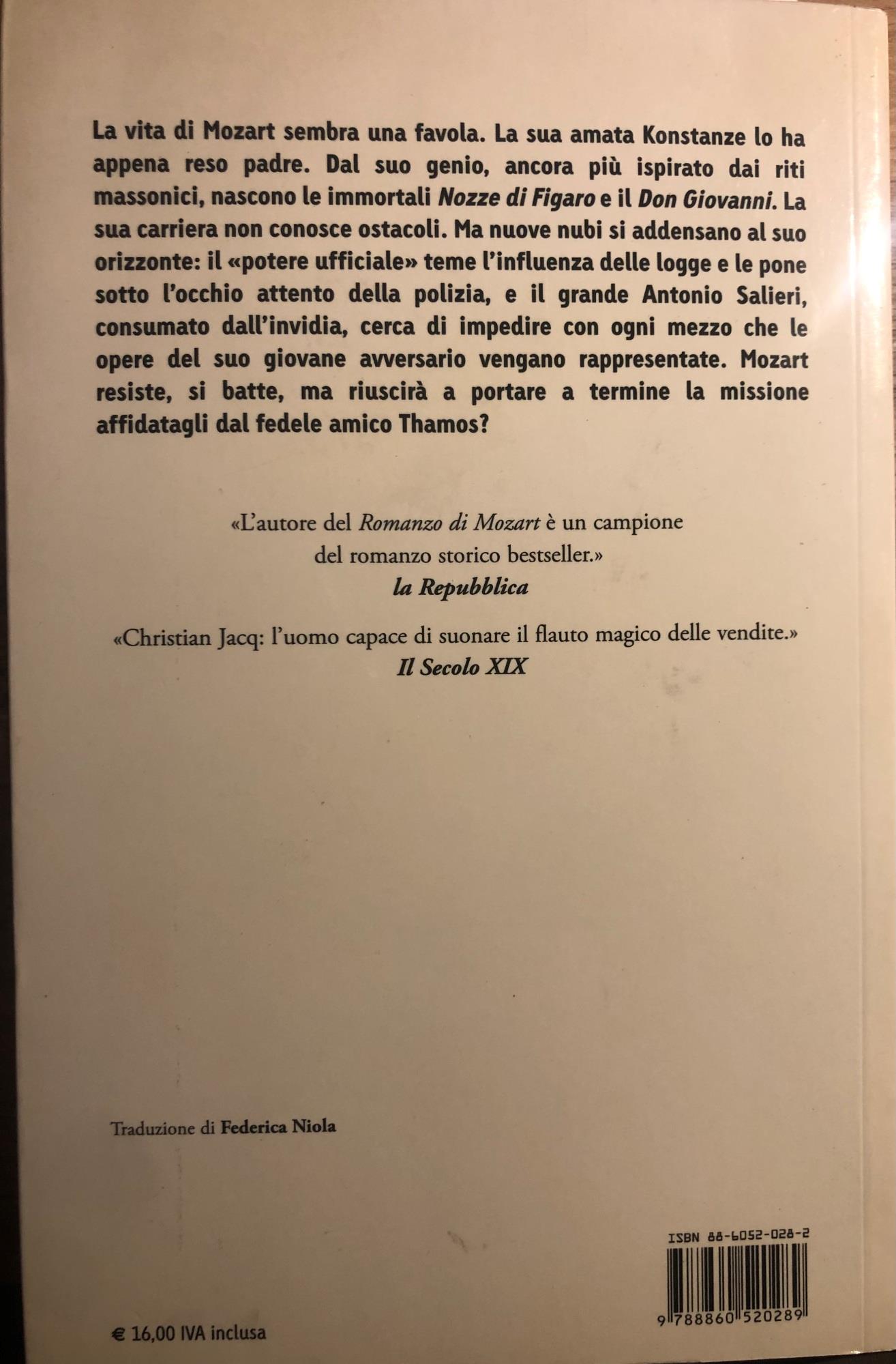 Il romanzo di Mozart. Il fratello del fuoco (Vol. 3)