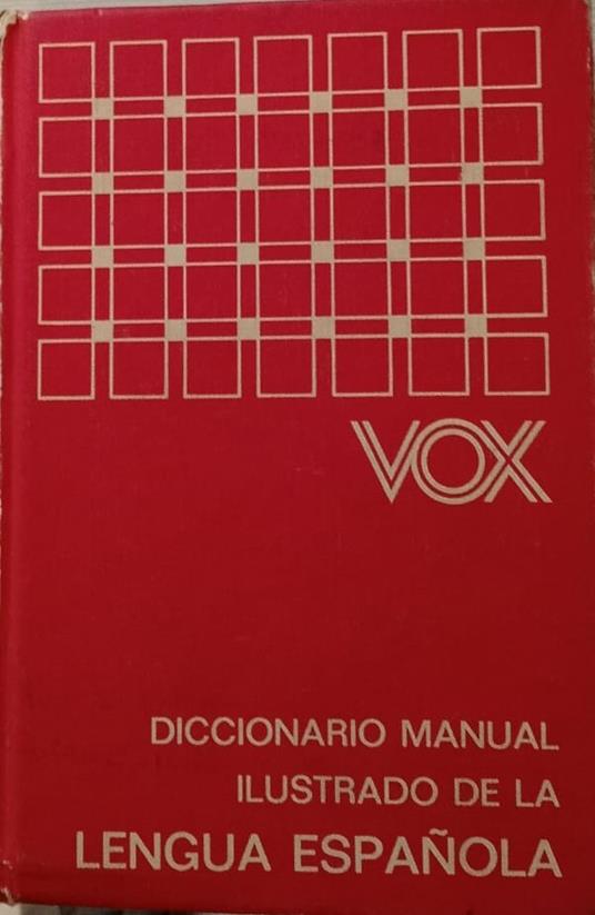 Diccionario manual ilustrado de la lengua Española - copertina