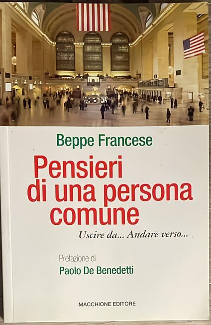 Pensieri di una persona comune. Uscire da... Andare verso.. - copertina