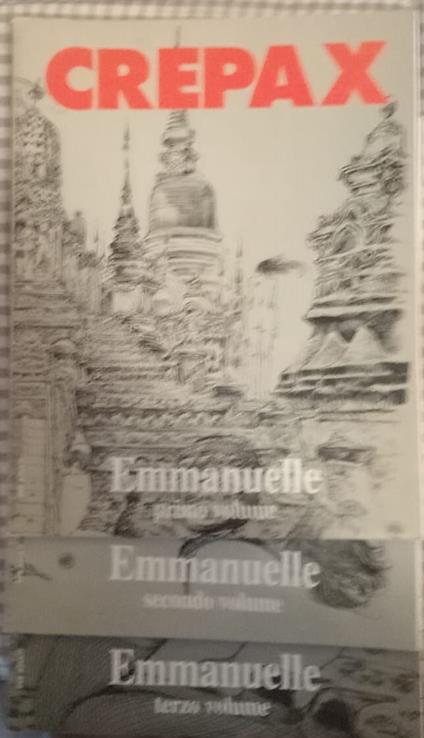 Emmanuelle (Volume 1 -2-3) - Guido Crepax - copertina