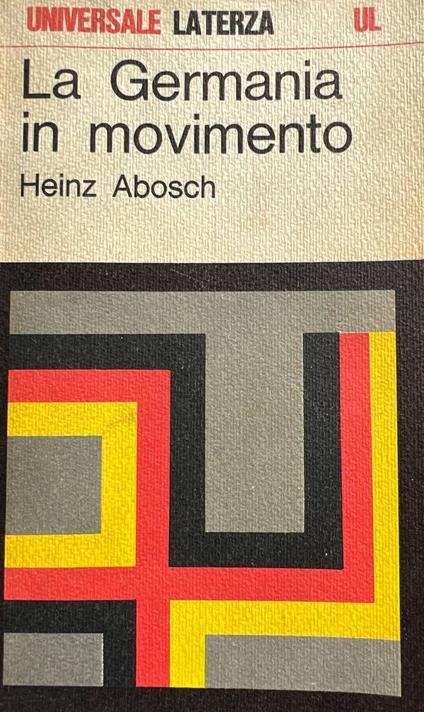 La Germania in movimento - Heinz Abosch - copertina