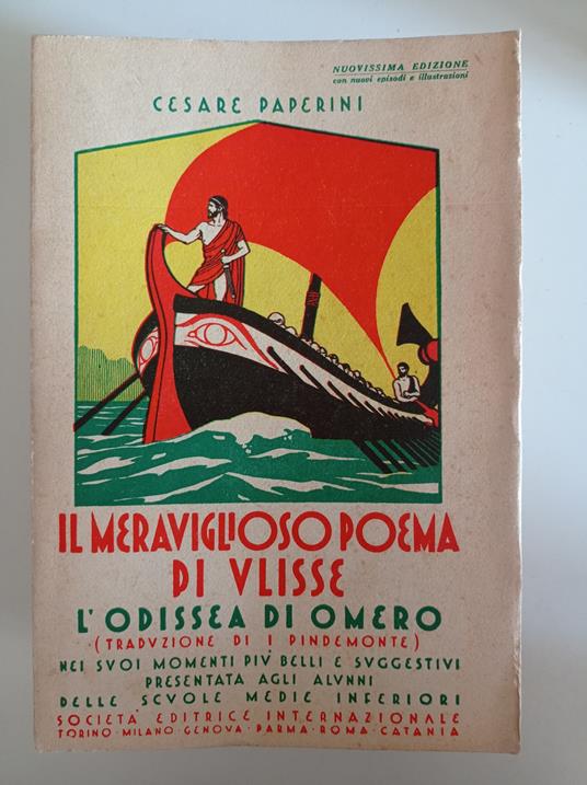 Il meraviglioso poema di Ulisse - Cesare Paperini - copertina