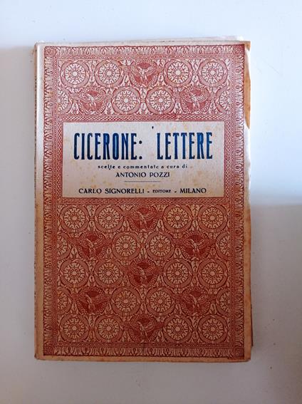 Lettere - M. Tullio Cicerone - copertina