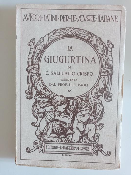 La Giugurtina - C. Crispo Sallustio - copertina