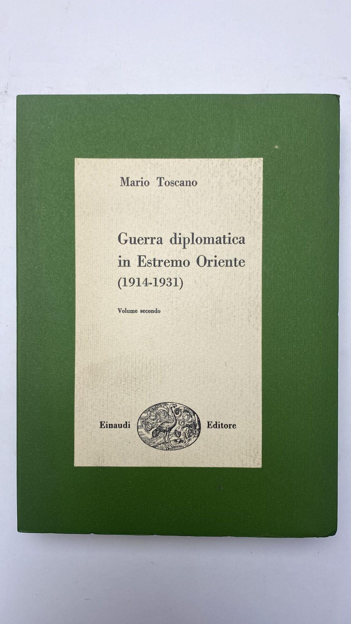Guerra diplomatica in Estremo Oriente (2 volumi)