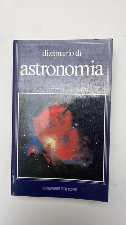 Dizionario di astronomia - copertina
