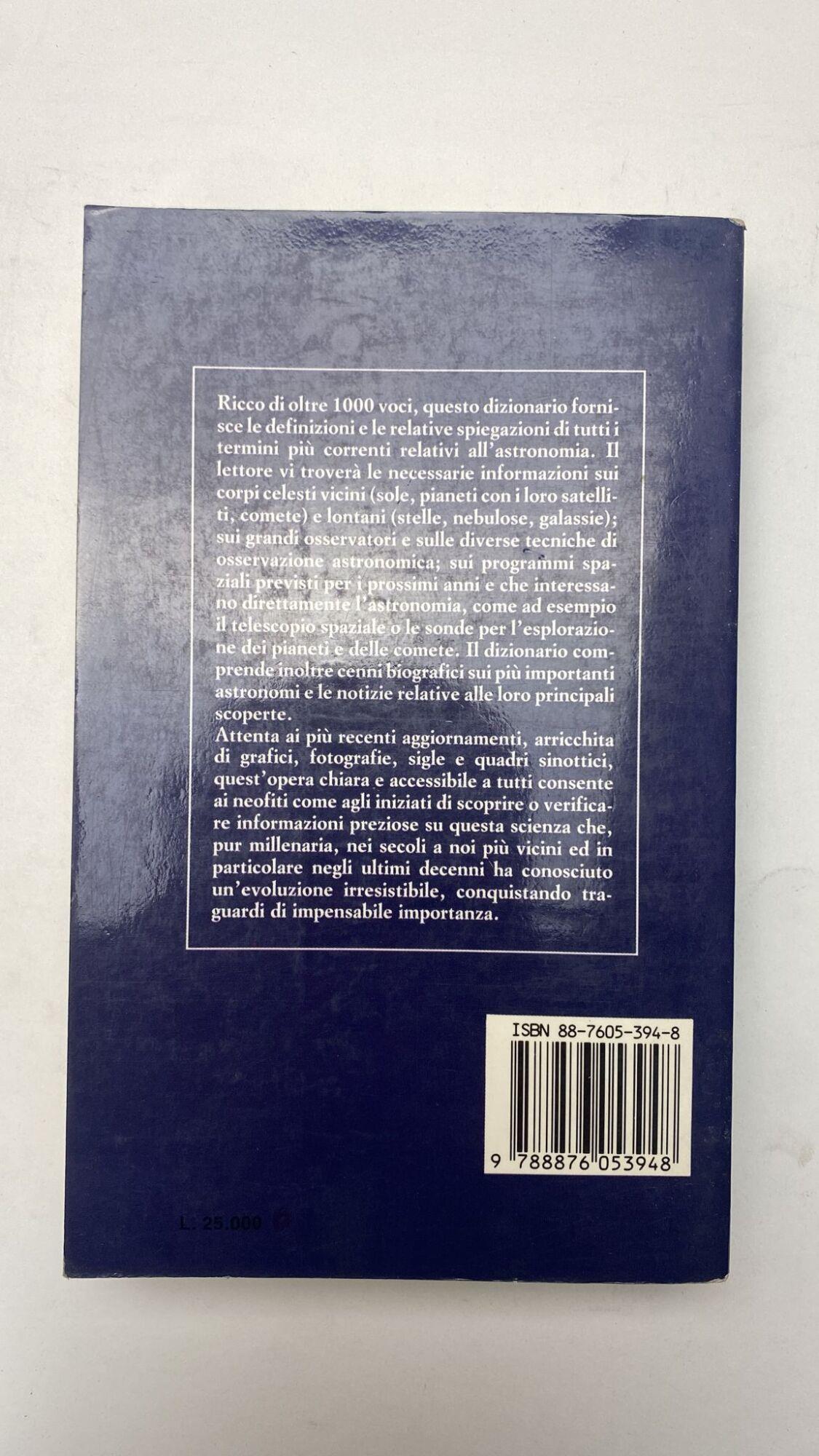 Dizionario di astronomia