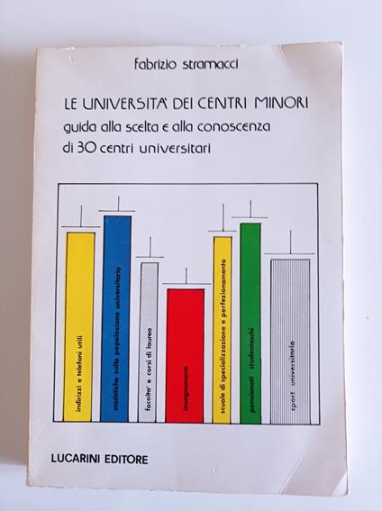 Le università dei centri minori - Fabrizio Stramacci - copertina
