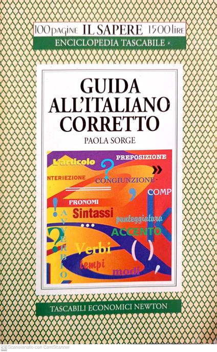 Guida all'italiano corretto - Paola Sorge - copertina