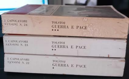 Guerra e pace - Lev Tolstoj - copertina