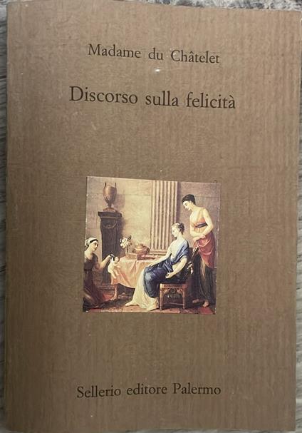 Discorso sulla felicita' - copertina