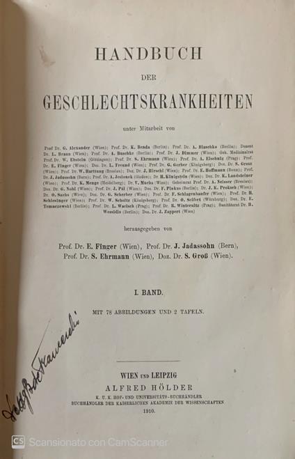 Handbuch der Geschlechtskrankheiten - copertina
