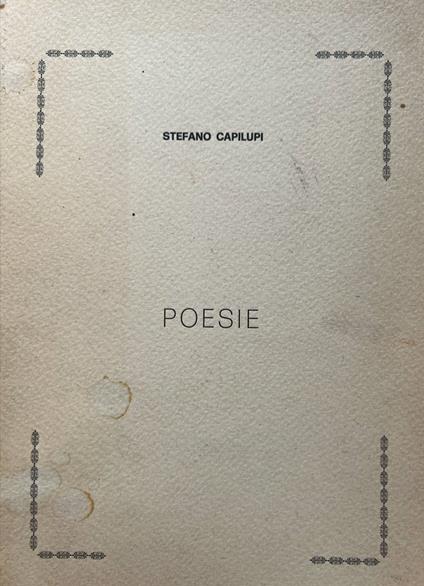 Poesie - copertina
