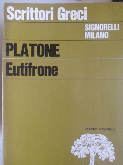 Eutifrone - Platone - copertina
