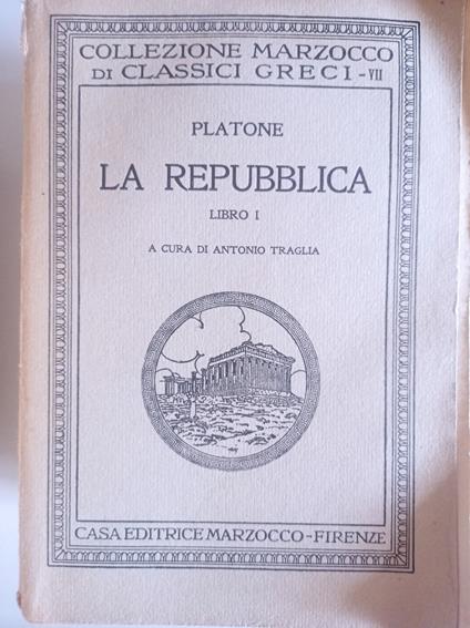 la Repubblica Libro I - Platone - copertina