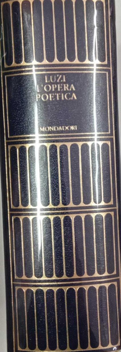 L' opera poetica - Mario Luzi - copertina