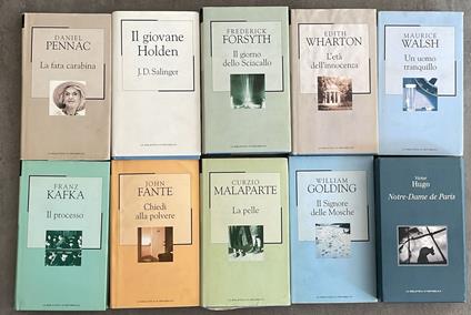 Lotto 10 libri della Collana "Novecento e "Ottocento", La Biblioteca di Repubblica. Vedi descrizione - copertina