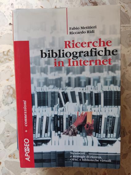 Ricerche bibliografiche in internet - copertina