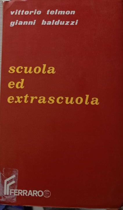 Scuola ed extrascuola - copertina