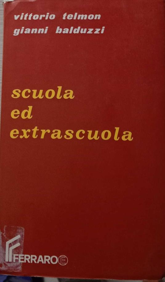 Scuola ed extrascuola - copertina