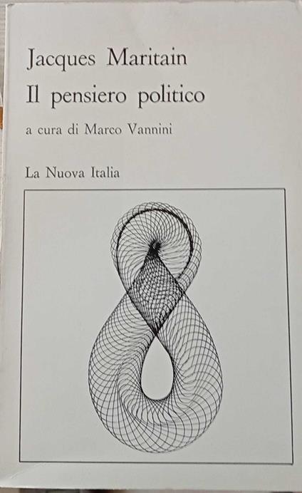Il pensiero politico - Jacques Maritain - copertina