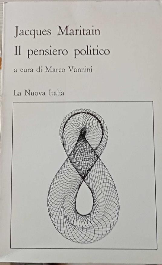 Il pensiero politico - Jacques Maritain - copertina