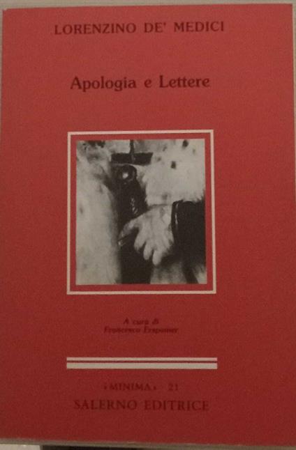 Apologia e lettere - copertina