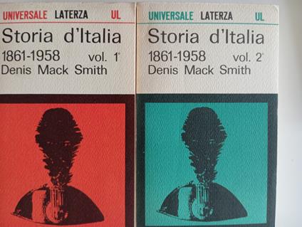 Storia d'Italia vol. 1 e 2 - Denis Mack Smith - copertina