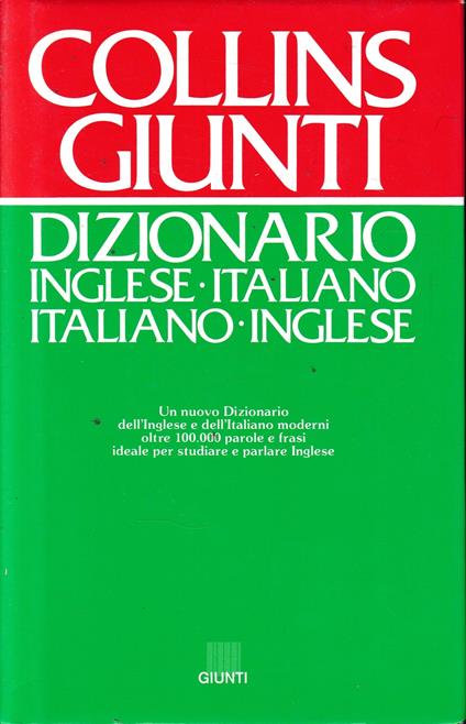 Dizionario Inglese-Italiano-Inglese-Italiano - copertina