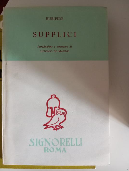 Supplici - Euripide - copertina