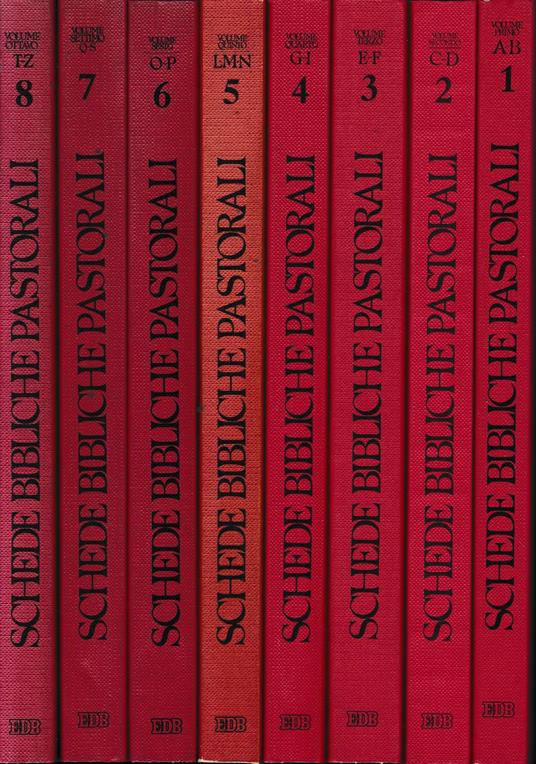 Schede bibliche pastorali. Otto volumi, opera completa - Giuseppe Barbaglio - copertina