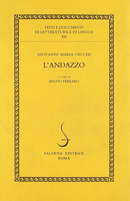L' Andazzo - copertina