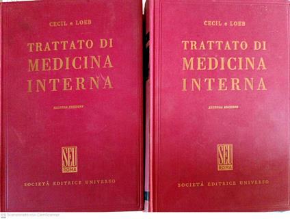 Trattato di medicina interna vol. 1-2 - copertina