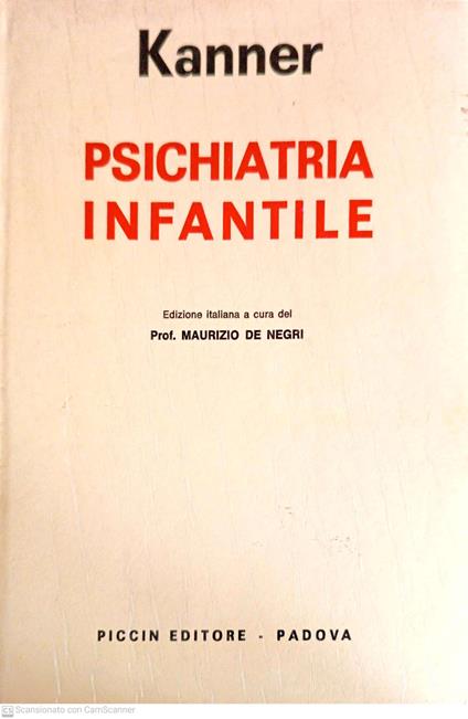 Psichiatria infantile - copertina