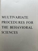 Multivariate procedures for the behavioral sciences