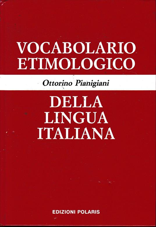 Vocabolario etimologico della lingua italiana - copertina