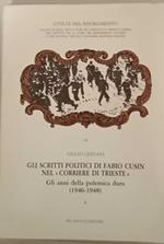 Gli scritti politici di Fabio Cusin nel 