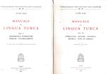 Manuale di lingua turca, due volumi