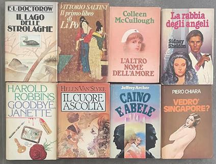 Lotto di 8 libri della narrativa Edizione Club del Libro. Vedi descrizione - copertina