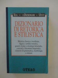Dizionario di retorica e stilistica - copertina