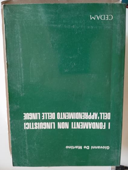 I fondamenti non linguistici dell'apprendimento delle lingue - Giovanni De Martino - copertina