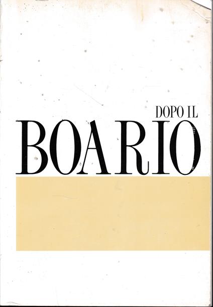 Dopo il Boario - copertina