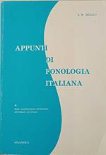 Appunti di Fonologia italiana