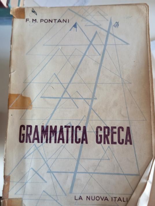 Grammatica greca - F. M. Pontani - copertina