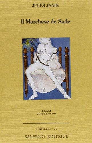 Il marchese de Sade - Jules Janin - copertina